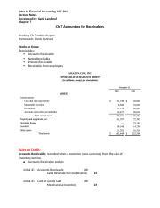 Ch 7 Student Docx Intro To Financial Accounting ACC 201 Lecture Notes