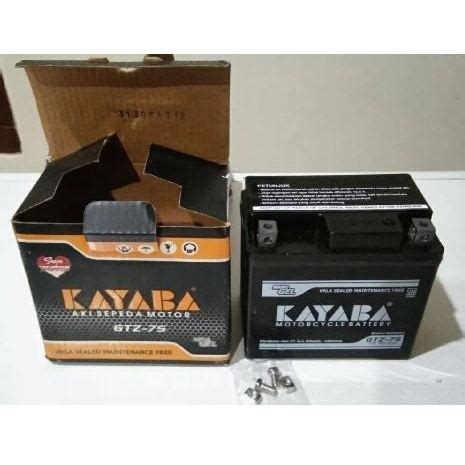 Jual Aki Motor KAYABA GTZ7S ACCU KERING HONDA VARIO 150 VARIO 125 PCX