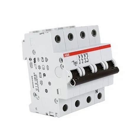 Abb A Four Pole Mcb At Rs Abb Miniature Circuit Breaker In