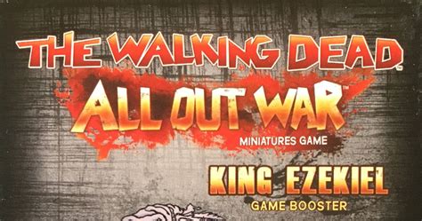 The Walking Dead All Out War King Ezekiel Booster Board Game