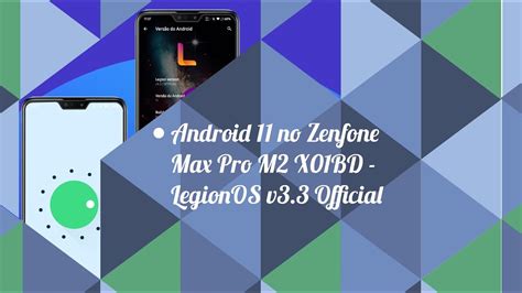 Android 11 No Zenfone Max Pro M2 X01BD LegionOS V3 3 Official YouTube