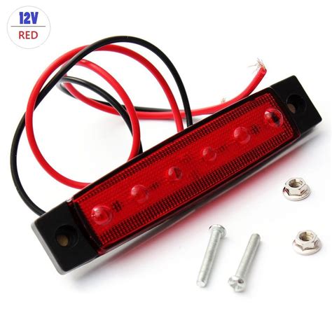 Luz Led De Posici N Lateral Para Coche Luz Roja D Grandado