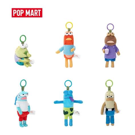 POP MART SpongeBob Bikini Bottom Residents Wacky Plush Blind Box Shopee Việt Nam