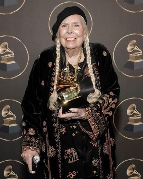 Year Old Joni Mitchell Makes Debut Grammy Award Ceremony Performance