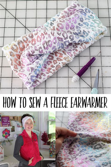 Free fleece ear warmer pattern - Swoodson Says