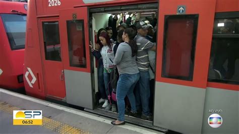 Vídeo Trens Da Linha 12 Safira Da Cptm Estão Com Intervalo Maior Nesta