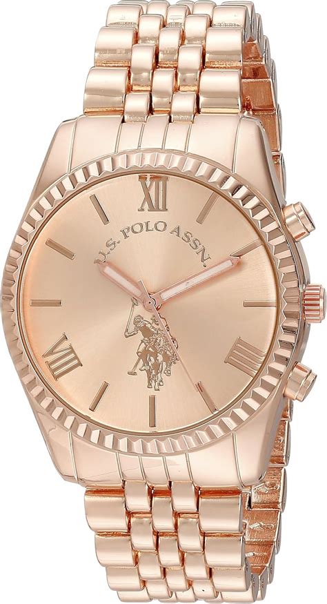 U S Polo Assn Usc Montre Analogique Quartz Pour Femme Avec