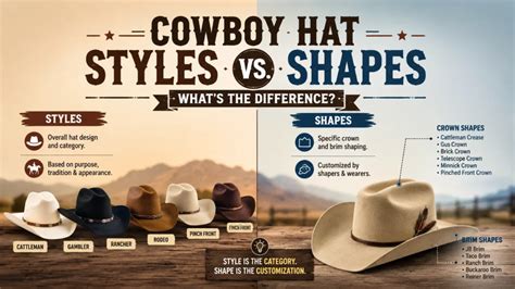 Cowboy Hat Styles vs. Cowboy Hat Shapes: Understanding the Key Differences