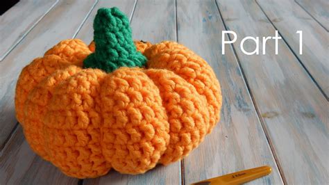 Prt How To Crochet A Life Size Pumpkin Youtube