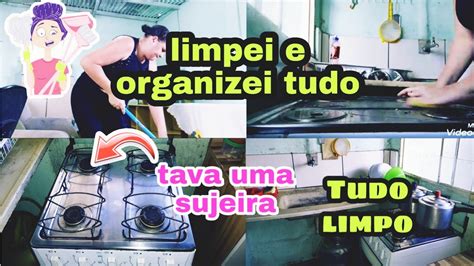 Limpei O Fog O Organizei A Sala E Cozinha Youtube