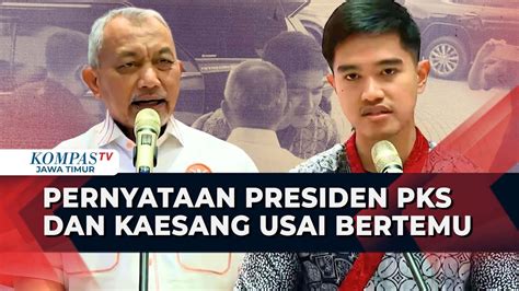 Kaesang Bertemu Presiden PKS Ahmad Syaikhu PSI Sepakat Kolaborasi Di