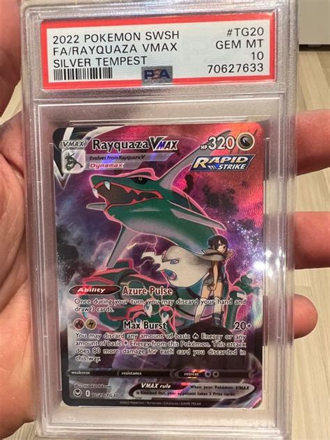 The Pok Mon Company Pok Mon Graded Card Rayquaza Vmax Catawiki