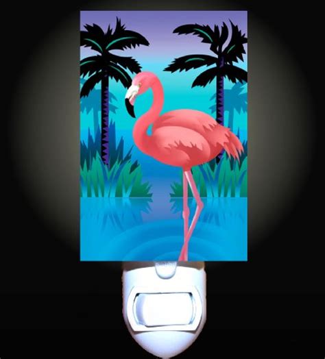 Flamingo Night Lights Kritters In The Mailbox Flamingo Night Light