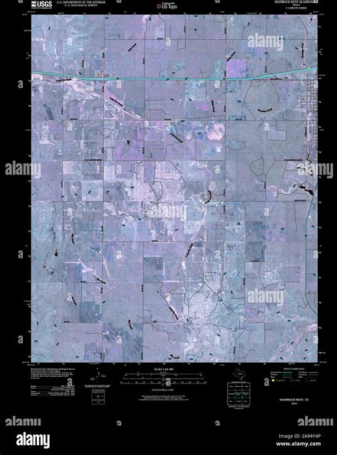 Map of shamrock texas hi-res stock photography and images - Alamy