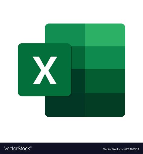 New excel icon Royalty Free Vector Image - VectorStock