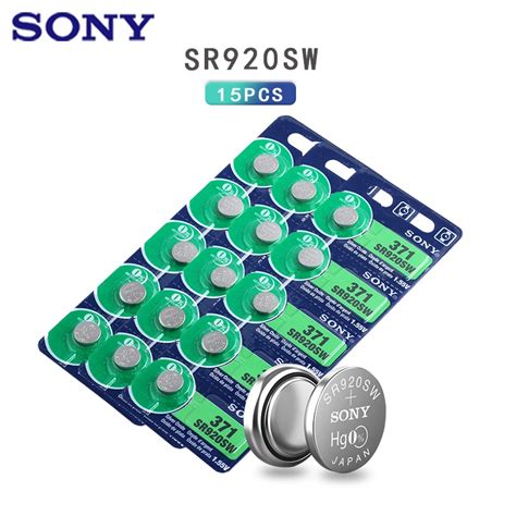 แบตเตอร15cs SONY 45mAh AG6 371 SR920SW LR920 171 370 371 L921 LR69