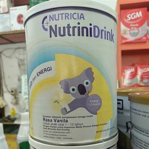 Jual Nutrinidrink Powder Rasa Vanilla Gr Shopee Indonesia