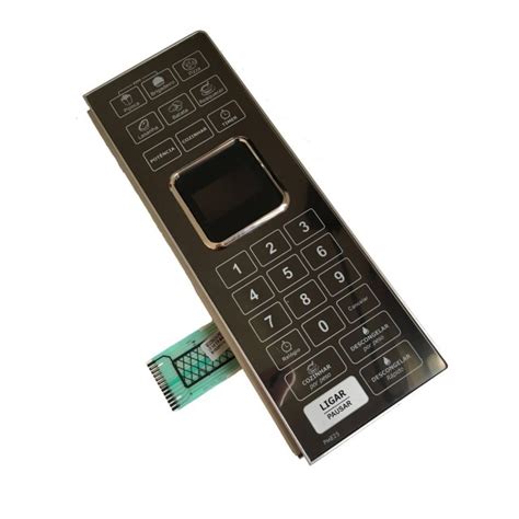 Membrana Teclado Microondas Philco Espelhada Pme Pme Nova