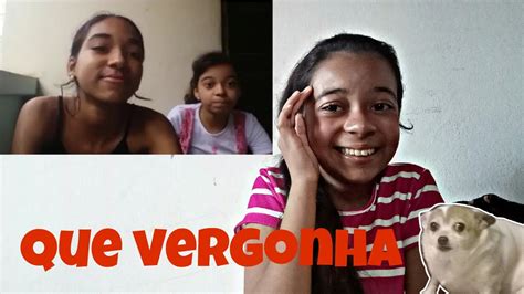 REAGINDO MEU PRIMEIRO VIDEO MINHA PRIMA YouTube