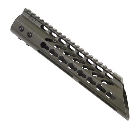 Ar 15 Keymod Free Float Carbine 10 Slant Nose Handguard