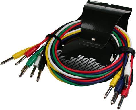 alpha audio patch cable set str mo  alpha audio cables