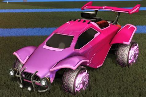 Rocket League Pink Octane Design With Pink Mainframe & Pink Dire Wolf