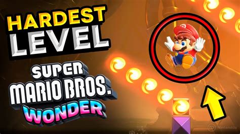 Super Mario Wonders Hardest Level No Damage No Hit 🏆 Gameplay On