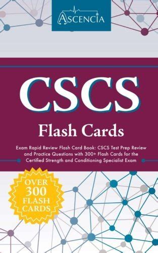 CSCS Exam Rapid Review Flash Card Book: CSCS Test Prep Review and Practice Questions with 300 ...