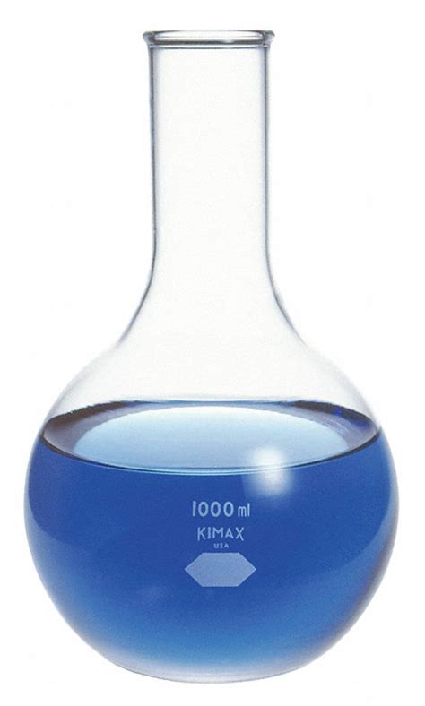 KIMBLE KIMAX Florence Flask: 1,000 mL Labware Capacity - Metric ...