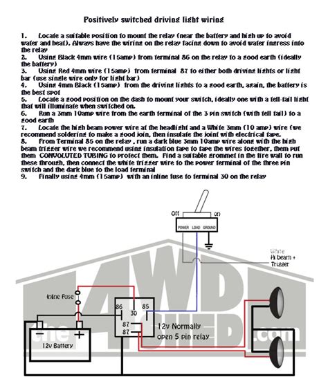 Wiring Diagram Car Spotlights Wiring Boards