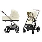 Kinderwagen Cybex Balios S Lux Seashell Beige Light Beige Taupe Fram