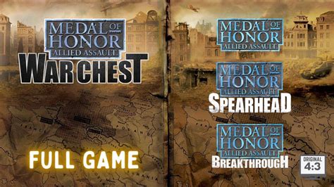 Medal Of Honor Allied Assault War Chest Full Game All Missions