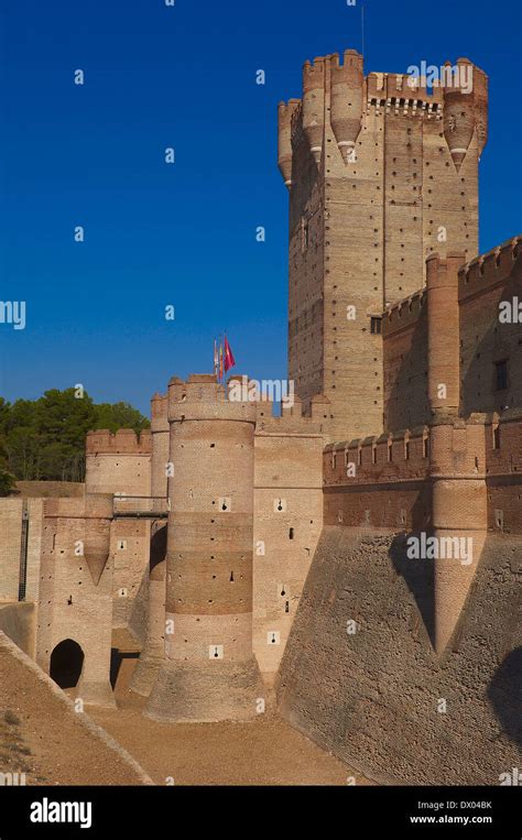 Castillo De La Mota Nella Medina Del Campo Immagini E Fotografie Stock