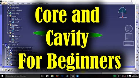 Core And Cavity For Beginners Easy Engineering Design YouTube