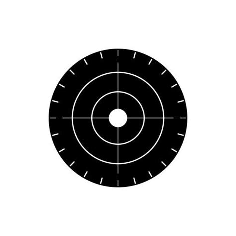 Target Glyph Black Icon 331616 Vector Art At Vecteezy