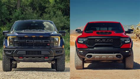 Ford F 150 Raptor R Vs Ram TRX Specs Features Comparison