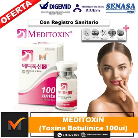 Meditoxin Toxina Botulinica 100ui Medavit