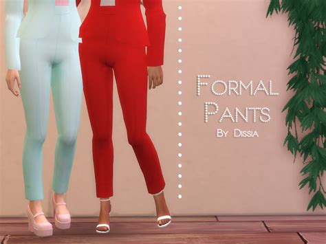 The Sims Resource Formal Pants