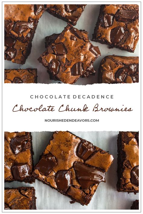 Chocolate chunk brownies – Artofit