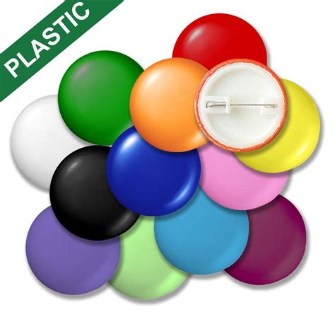 Round Plastic Badges