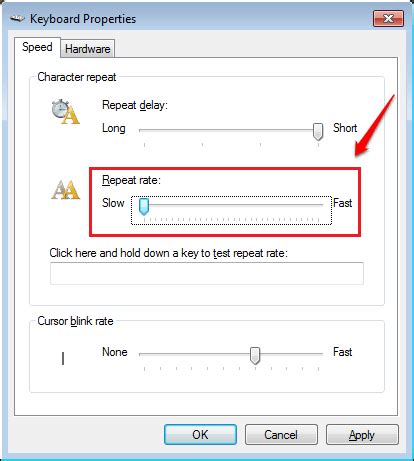 How To Change The Keyboard Repeat Rate And Repeat Delay In Windows 10 11