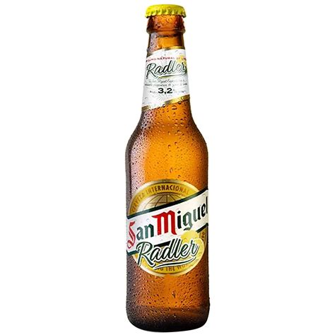 Cerveza San Miguel Radler Botella Elaborado En Canarias