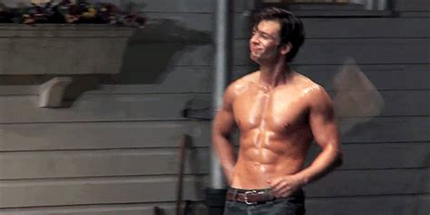 Sebastian Stan Shirtless Picnic