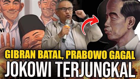 Rizal Fadillah Gibran Batal Prabowo Gagal Jokowi Terjungkal Youtube