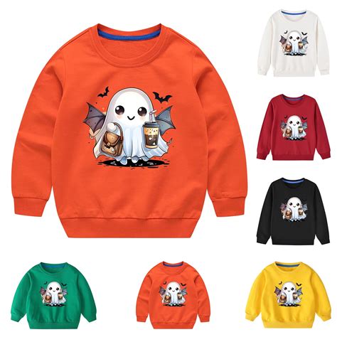 Fesfesfes Girls Fall Sweatshirt Toddler Kids Boys Girls Fashion Cute