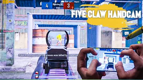 Pubg Mobile 5 Finger Claw Handcam 🔥 5 Finger Claw Handcam Video