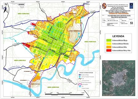 Mapa Vulnerabilidad S Ntesis Ante Peligros Naturales Chulucanas Piura