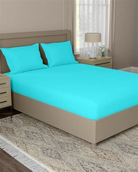 Buy Tc Cotton Double Bedsheet With Pillow Covers Online At Best