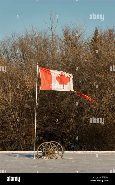 A Ripped Canadian Flag Stock Photo Alamy