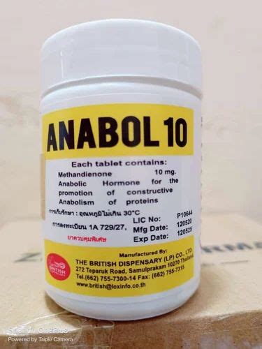 Anabol Mg British Dispensary Tablets Packaging Size Bottle